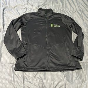 Monster energy NASCAR cup series zip up antigua Polyester Women's Size Medium